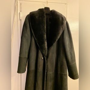Unisex 100%Spanish lamb shearling coat